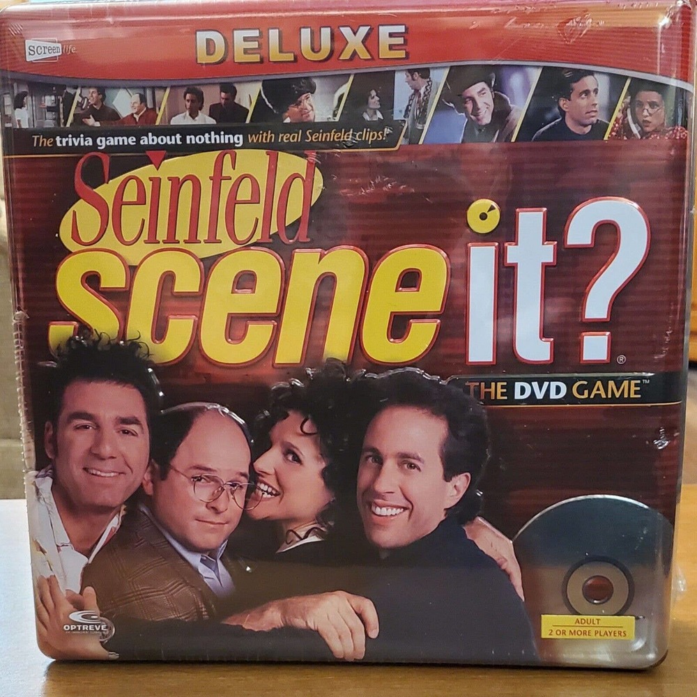 Seinfeld Scene It? The DVD Game Deluxe New factory sealed tin never opened